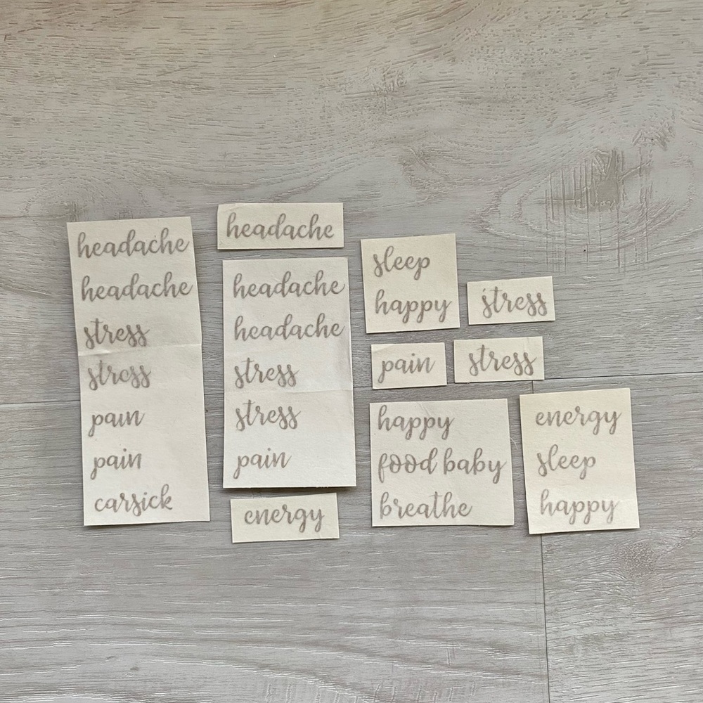 5/$10 Essential Oil Blend Labels for DIY Roll-ons